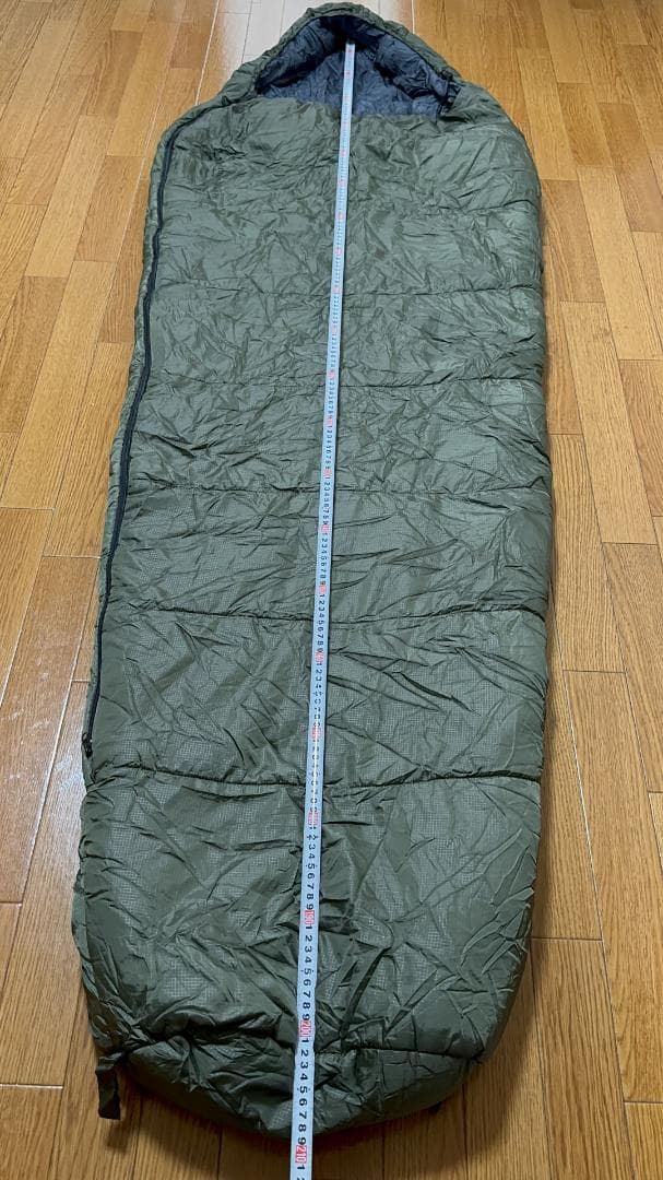 Qualz 冬用寝袋 -2℃ マミー型 オリーブ