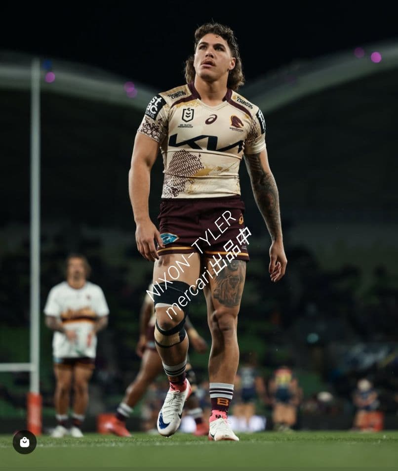 海外Lサイズ】NRL ブリスベン・ブロンコス 2025インディジェナス