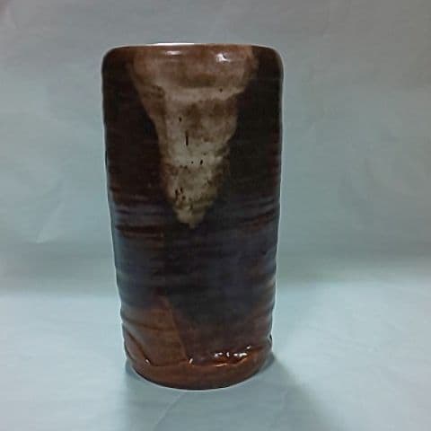 大樋焼 掛花生 花生 花瓶 茶道具