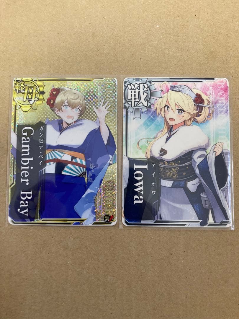 艦これアーケード ガンビアベイホロ アイオワ 晴れ着modeセット - メルカリ