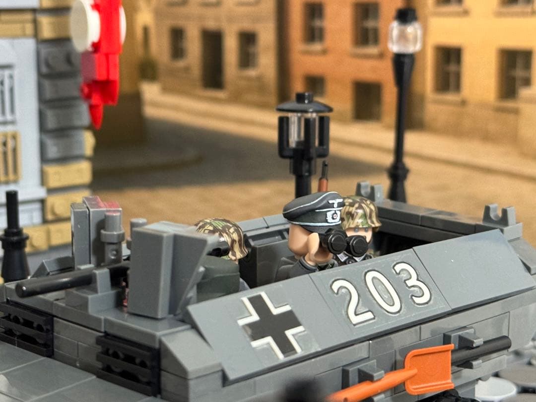 組立済み】ドイツ軍 ハーフトラック LEGO互換 戦車 レゴ互換 ww2