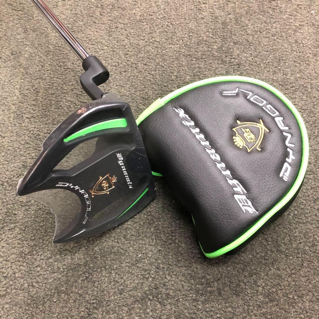 【左 大好評】極太グリップと大型ヘッドの安定感抜群のダイナミクスパター レフティ