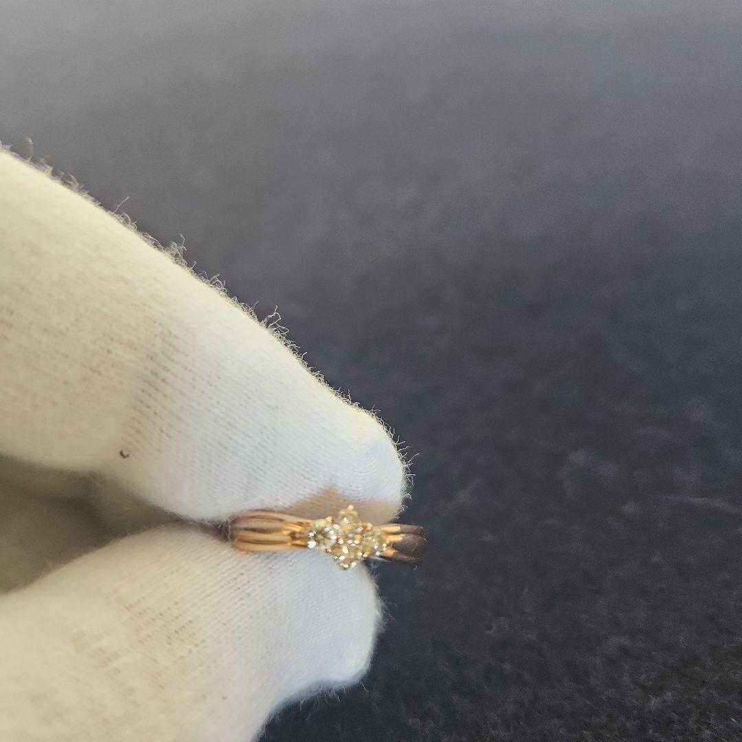 あ*プ様 k18,ダイア指輪‥レディースリング Ops.（オプス） リング レディース ダイヤ リング プラチナ 普段 使い