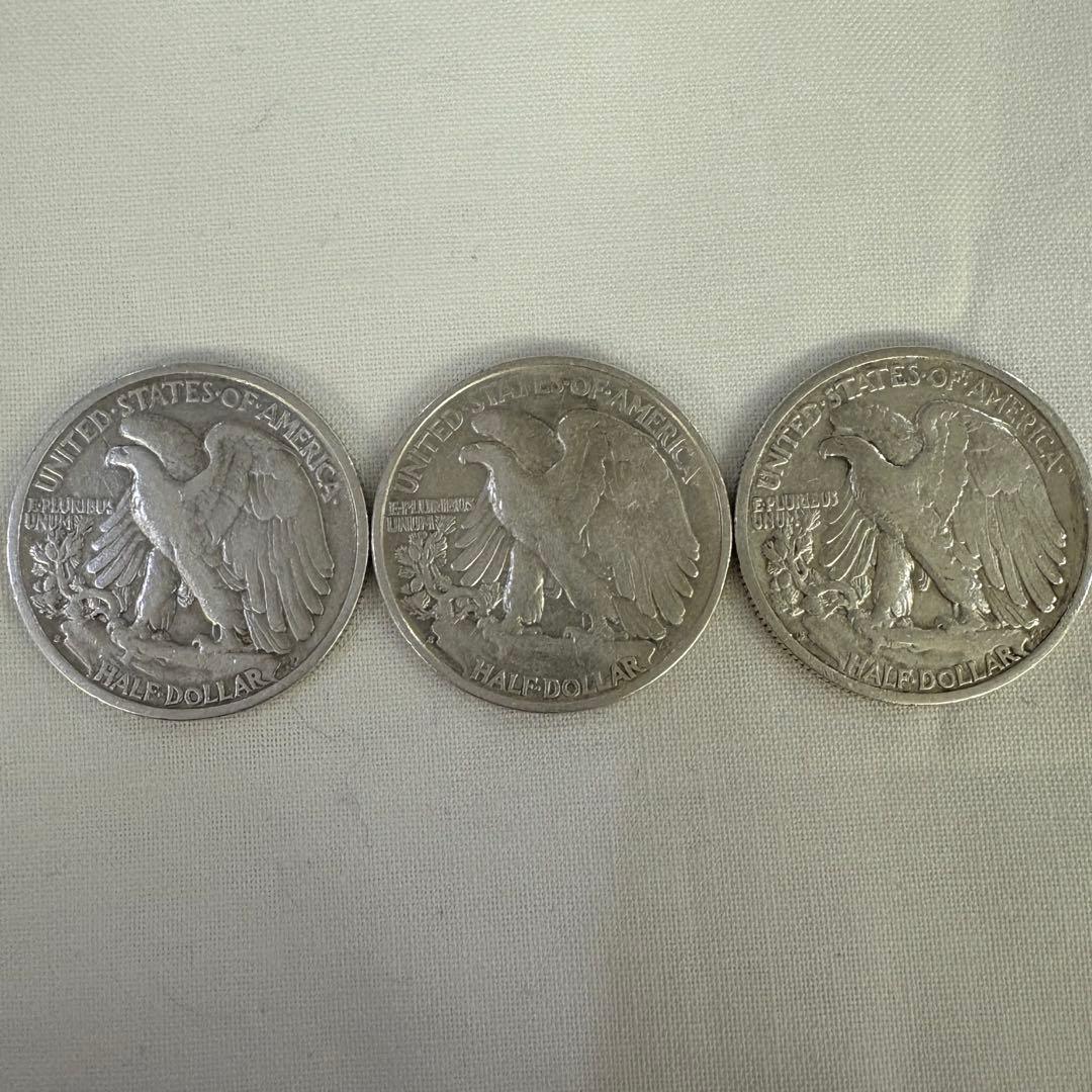 アメリカコイン ウォーキングリバティ ハーフダラー 銀貨 - メルカリ