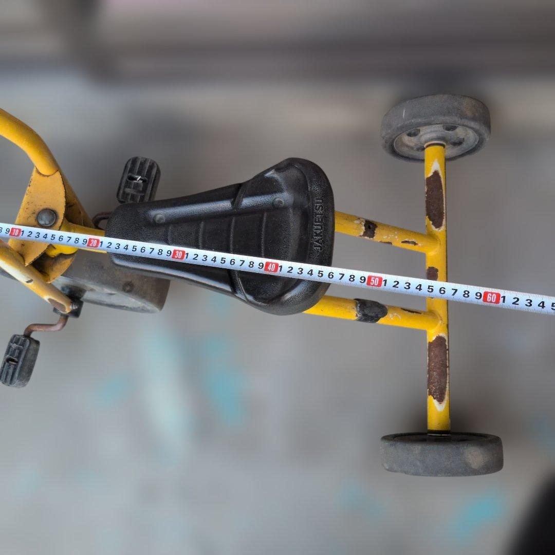 イエロー 三輪車 　ジャクエツ　ヴィンテージ　レトロ