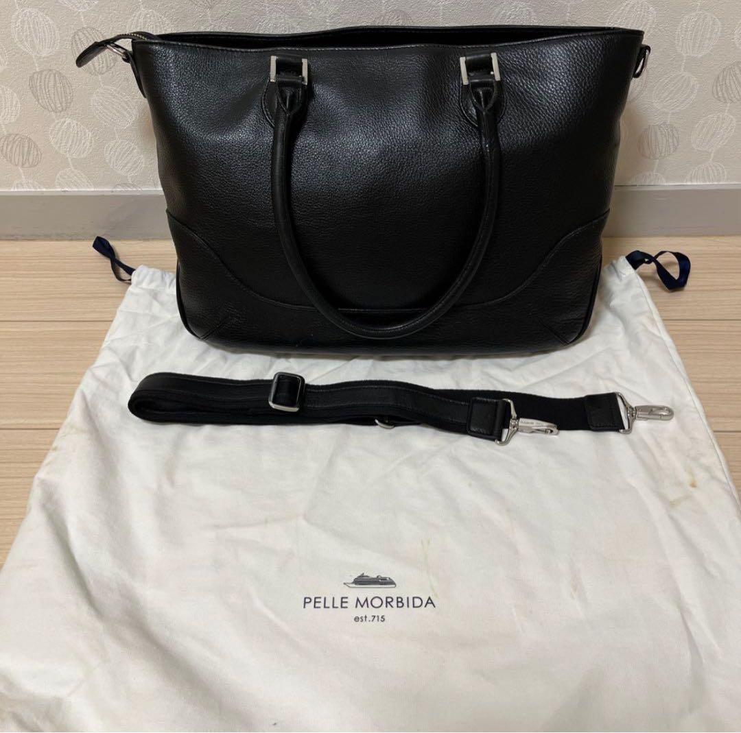【定価72,600】PELLE MORBIDAトートバッグ ブラック PELLE MORBIDA（ペッレ モルビダ） PELLE MORBIDA Capitano