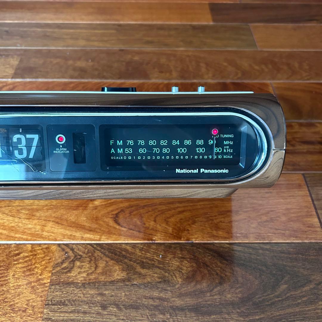Panasonic パナソニック パタパタ時計 ラジオ 動作正常 - メルカリ