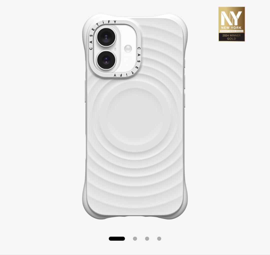 casetify iPhone17 ホワイト Amazon.com: CASETiFY Ripple iPhone 17 Pro Case [Silicone