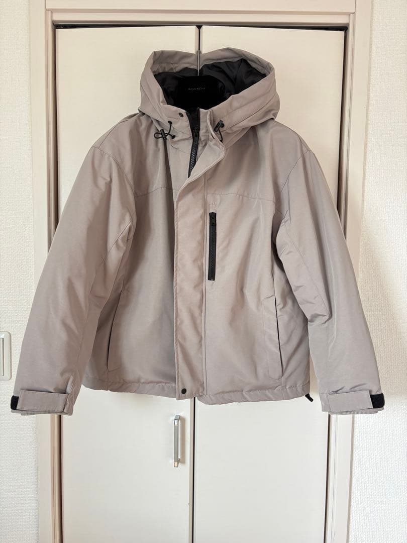 グレー ダウンジャケット フード付き　新品購入　美品　ほぼ新品　レディース miniministore（ミニミニストア） ダウンコート ダウンジャケット