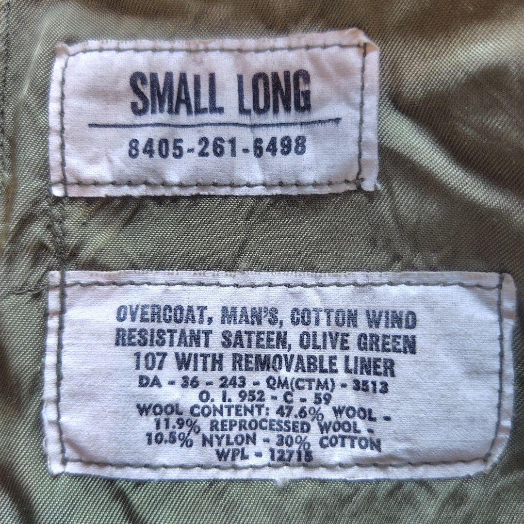 S-L　実物 米軍 U.S.ARMY M-51トレンチコート ライナー付き