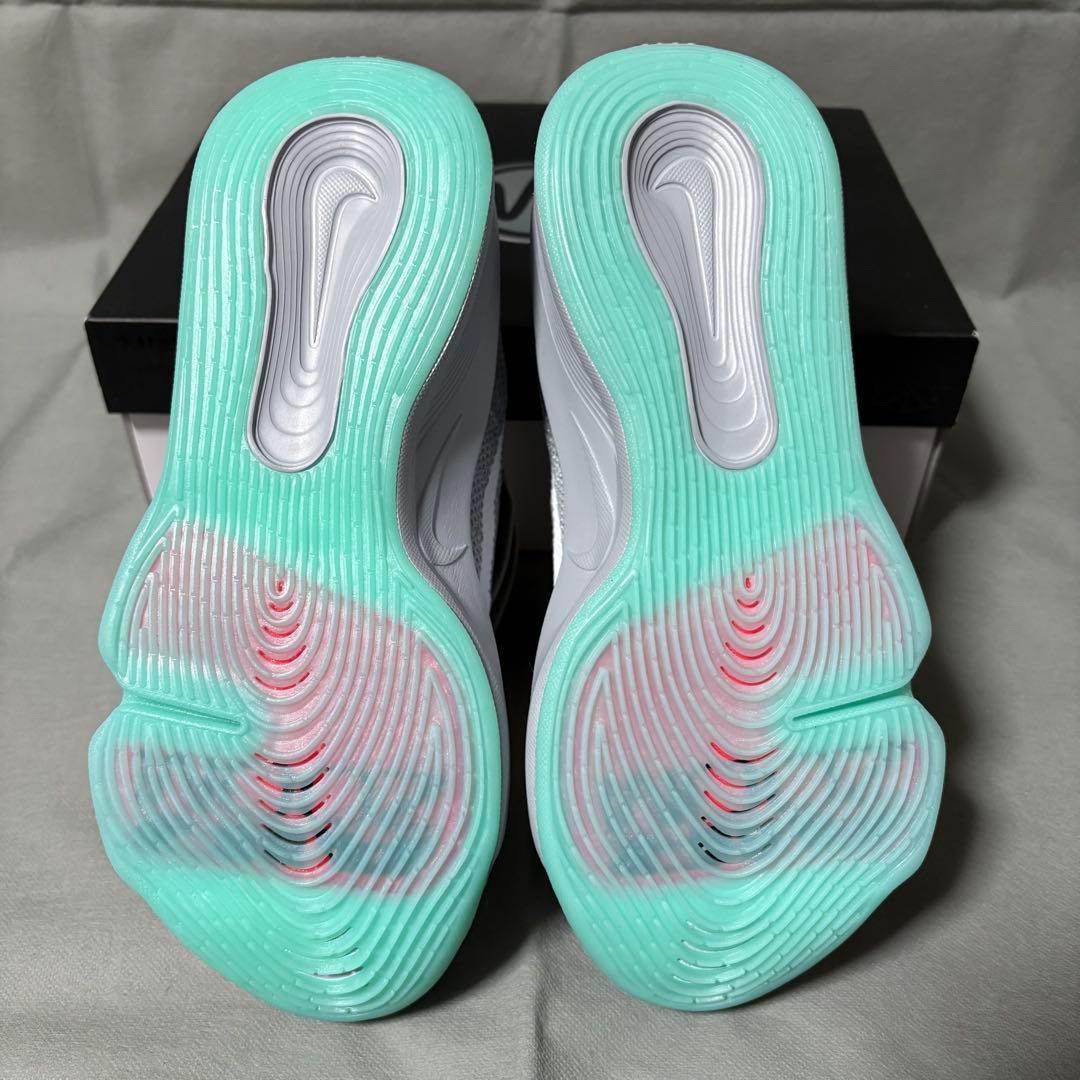 ナイキ G.Tハッスル3 グレー グリーン ピンク 緑 27.5 - メルカリ