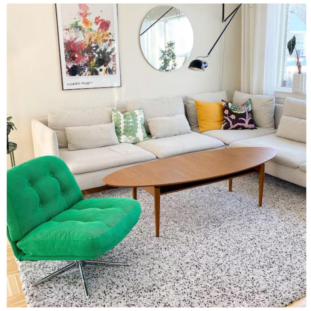 新品＊未開封 】》イケア 椅子 ディヴリンゲ ソファ 回転パーソナル