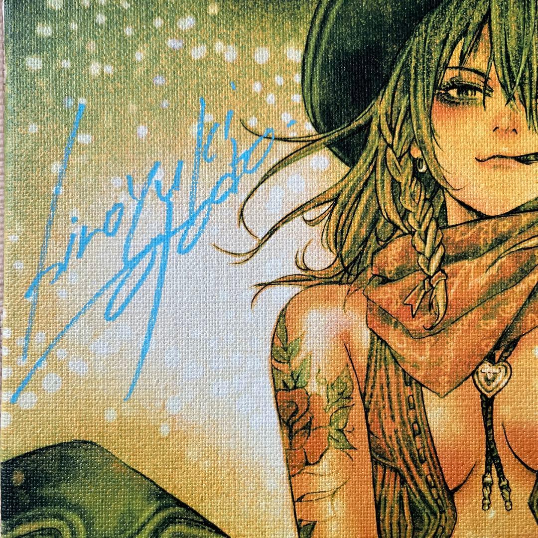 浅田弘幸 プリントキャンバス絵 直筆サイン入り - メルカリ