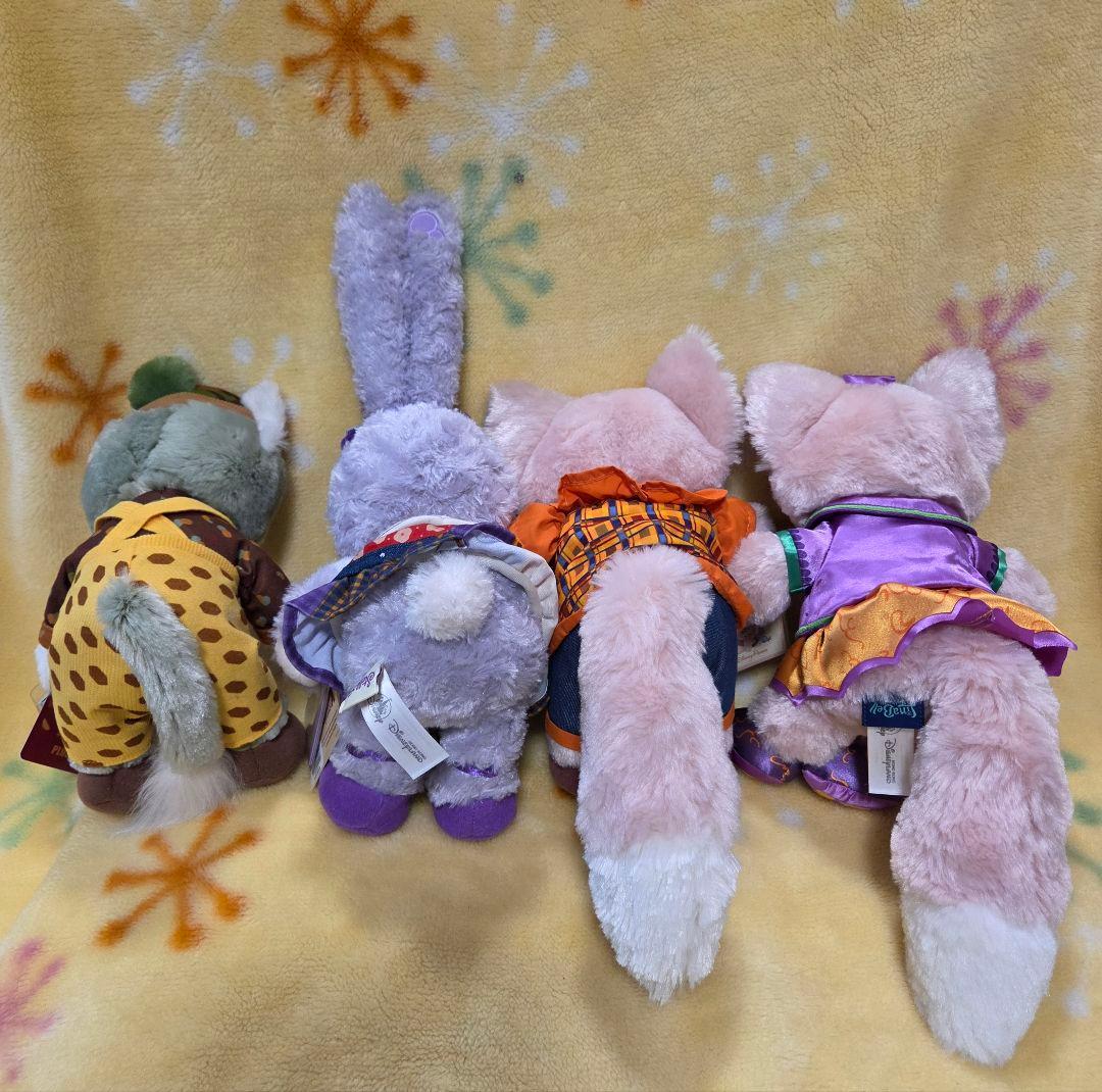 香港ディズニー　リーナベル　ステラルー　ジェラトーニ　ハロウィン　秋日　４体