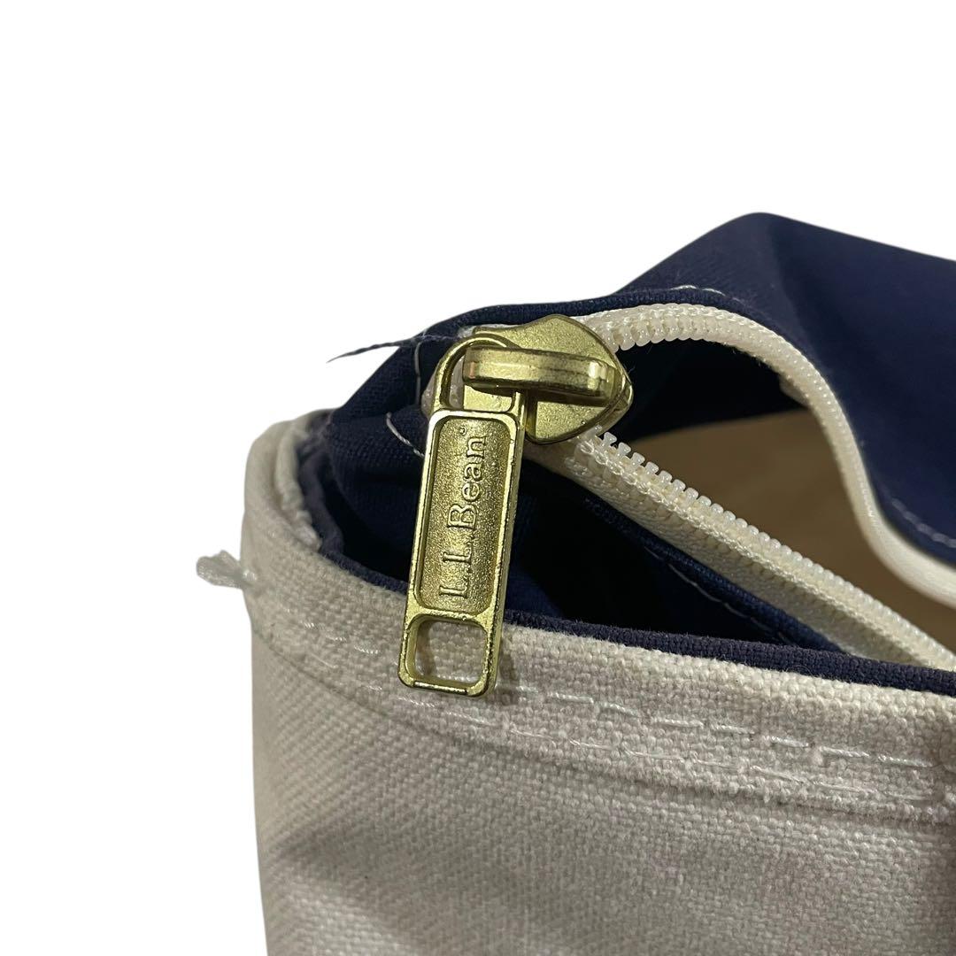 L.L.BEAN BOAT&TOTE トートバッグ　キャンバス　L