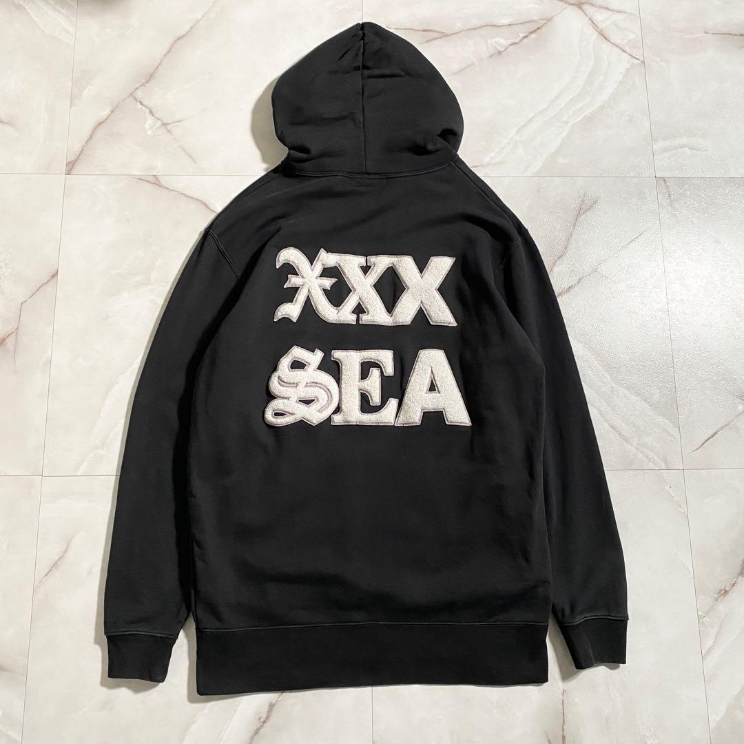 A18400 美品 ウィンダンシー×ゴッドセレクションXXX コラボフーディ L