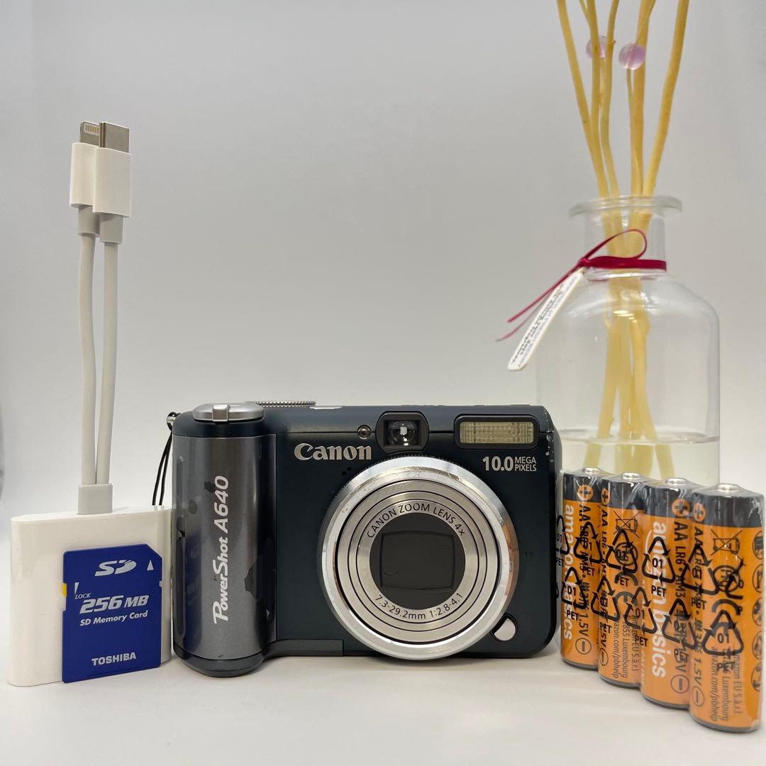希少 名機✨Canon PowerShot A640✨動作確認済 スマホ転送OK - メルカリ