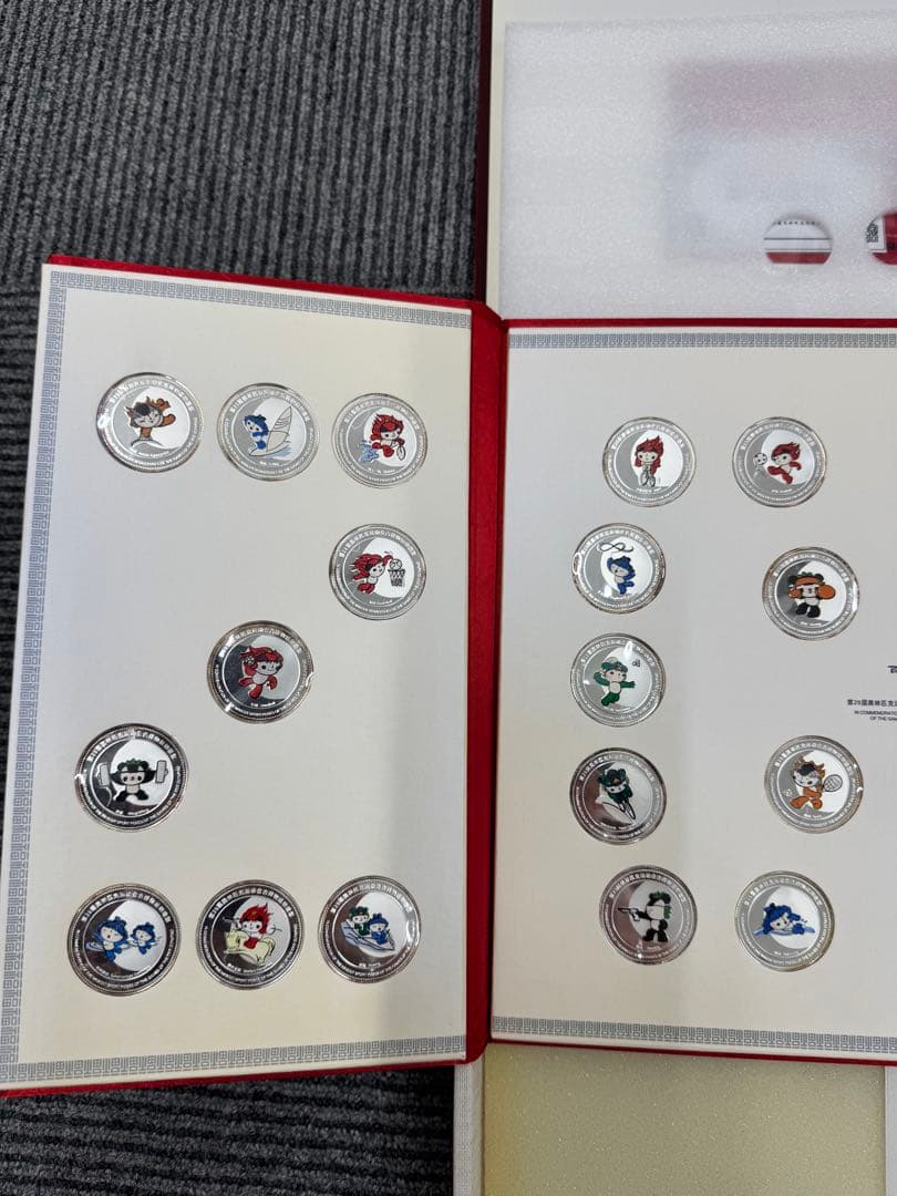 希少品】純銀 北京オリンピック マスコットメダル 38枚セットの通販