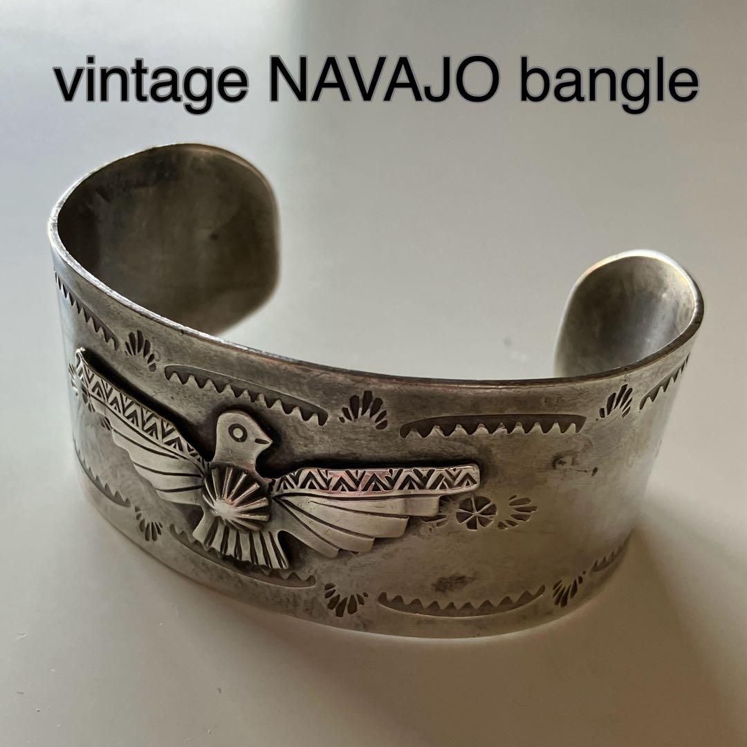 vintage ナバホ フレッドハービー バングル navajo サンダーバード vintage ナバホ フレッドハービー バングル navajo サンダーバード