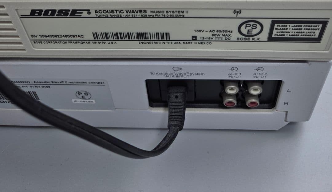 bose awms-2(A)ラジカセ acoustic wave cd - メルカリ