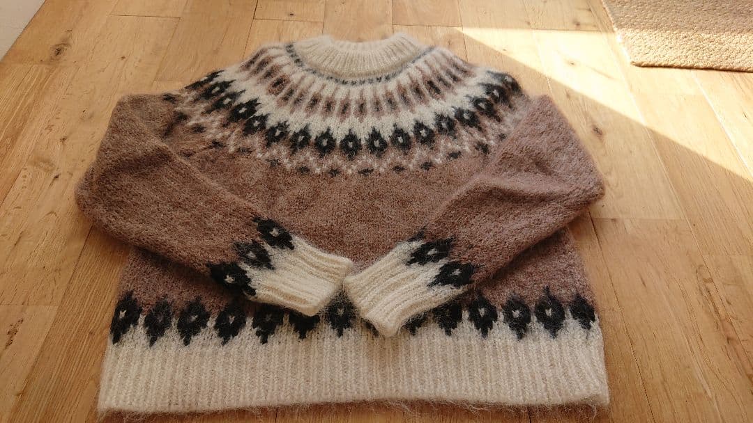 バトナー BATONER❗ 美品 ノルディック モヘアセーター 石田ゆり子