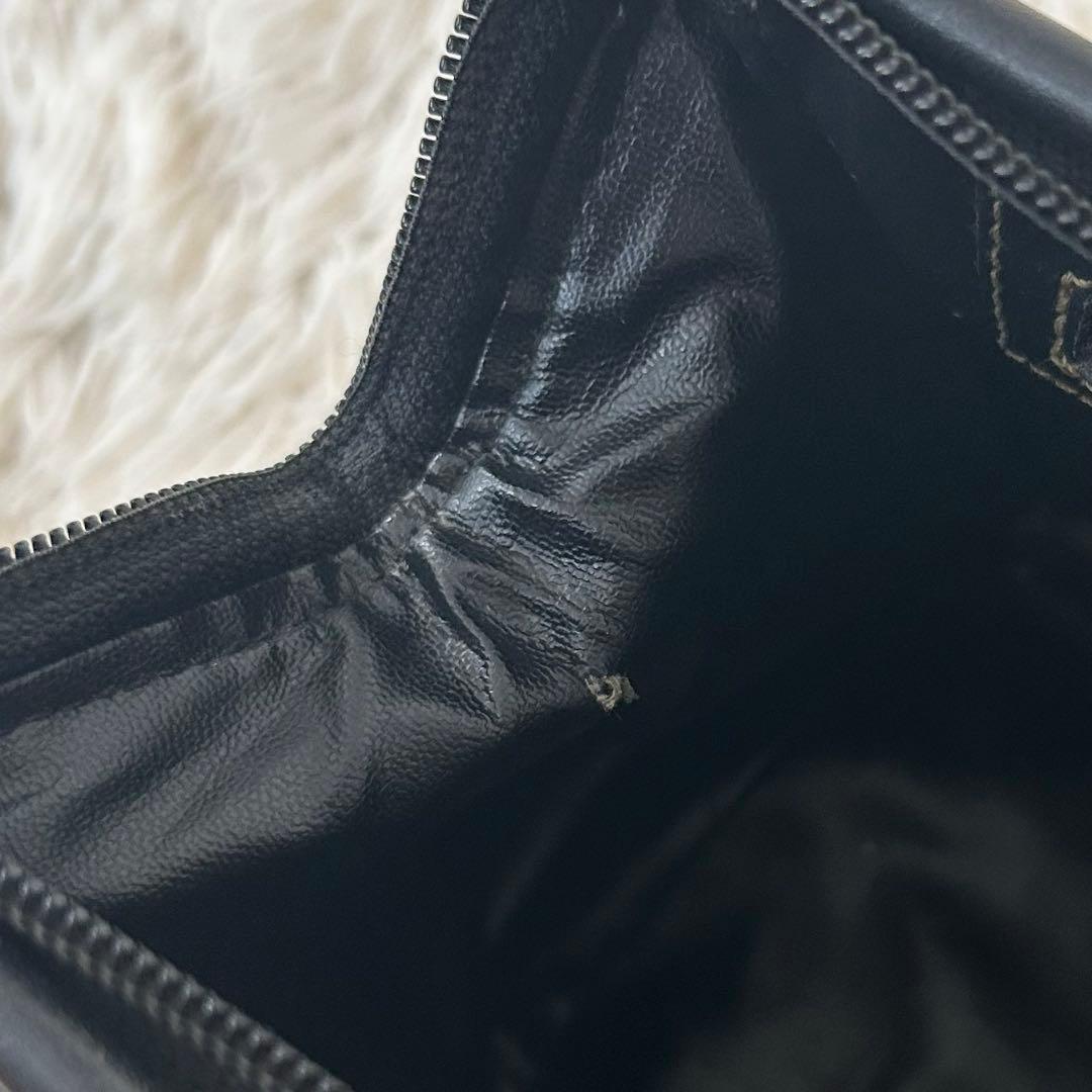 FENDI ペカン柄 ミニボストン PVC ネイビー ストライプ 金具 - メルカリ