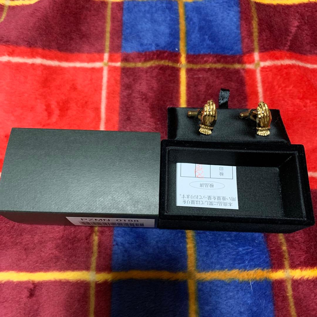 MADARANINGEN ボタンカフス　ゴールド　未使用　DIR EN GREY