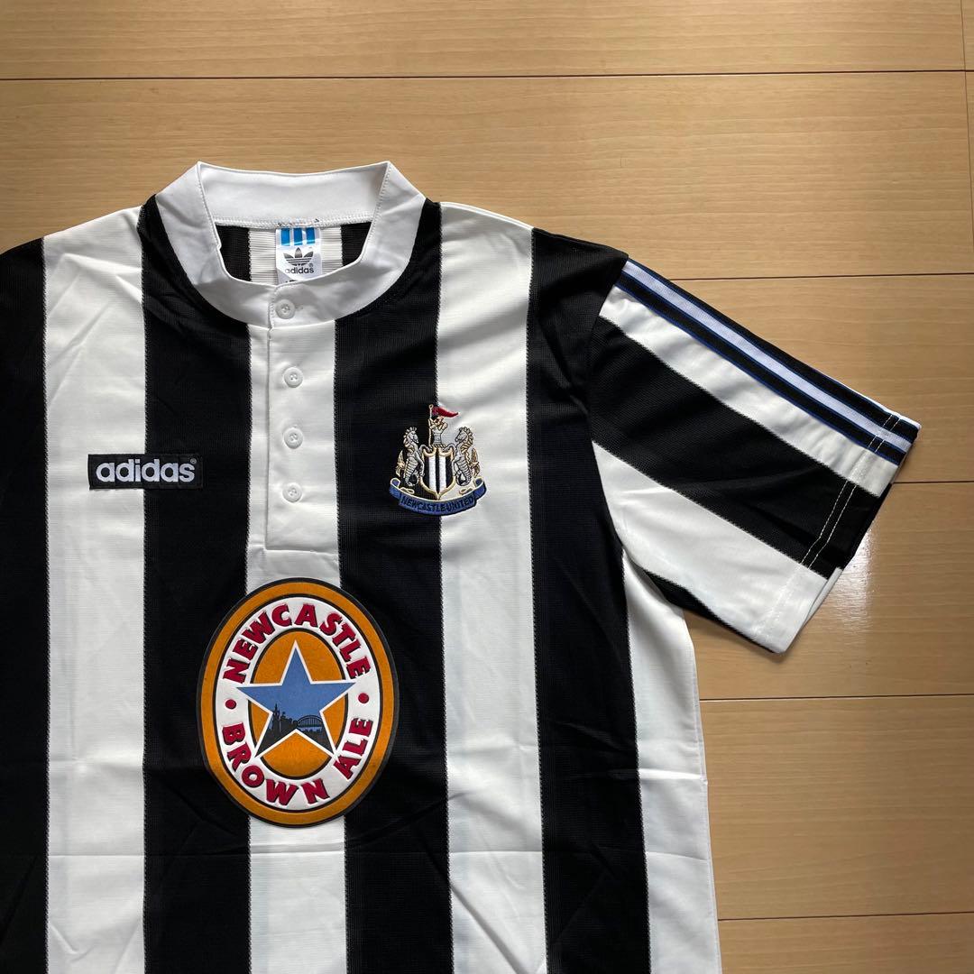 95/97 adidas ニューカッスル ヴィンテージ ユニフォーム XXL - メルカリ
