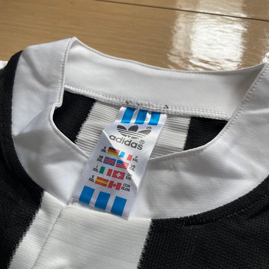 95/97 adidas ニューカッスル ヴィンテージ ユニフォーム XXL - メルカリ