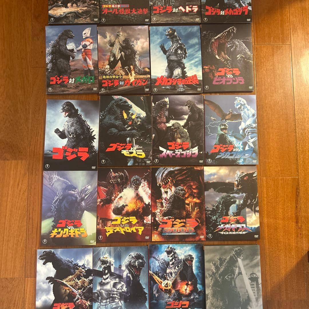 ゴジラDVDセット　ヘッドフィギュア 専用ボックス付き