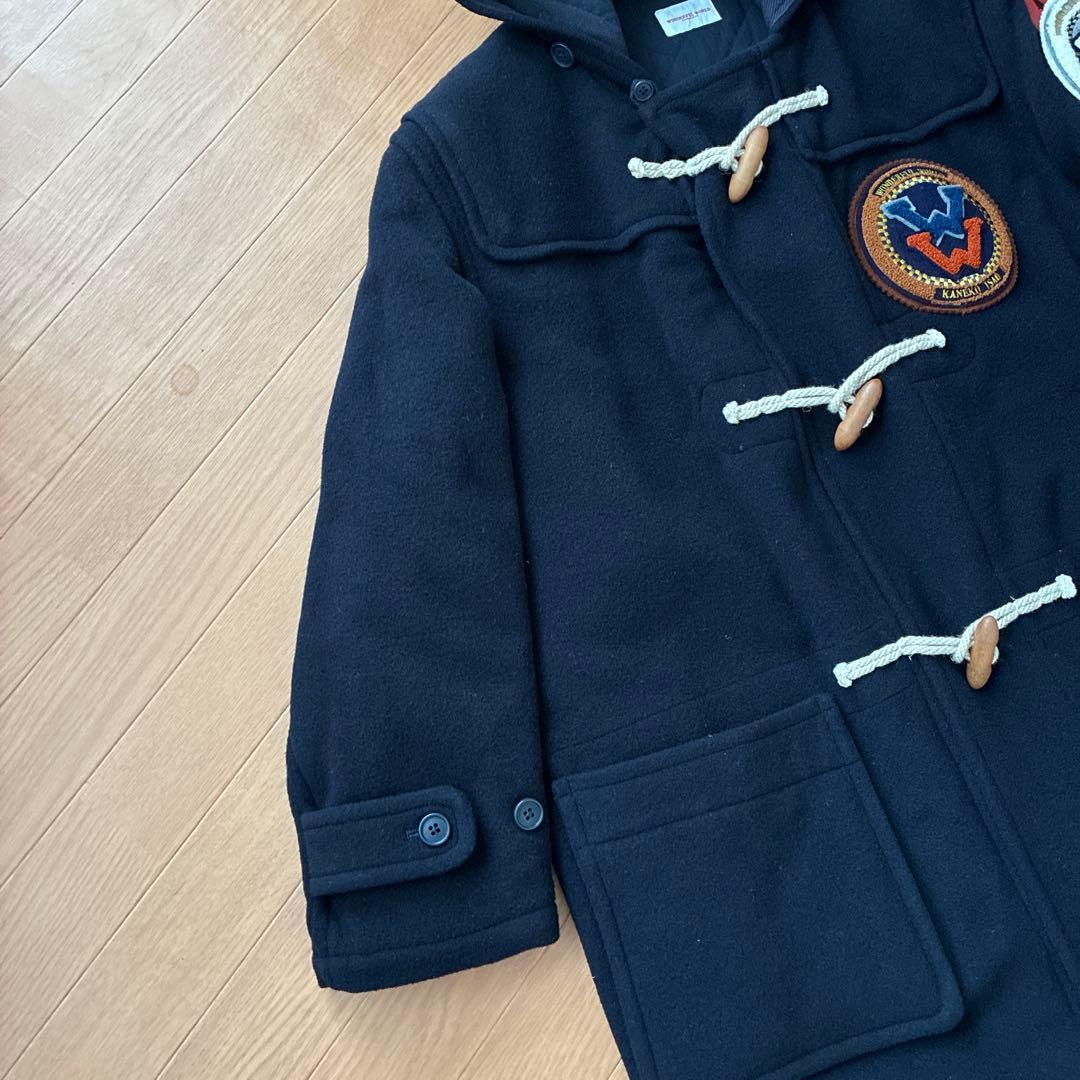 KANEKO ISAO ワンダフルワールド ダッフルコート ネイビー - メルカリ