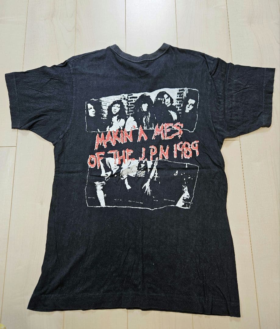 SKID ROWスキッドロウ 1989年日本公演Tシャツ　ヴィンテージ