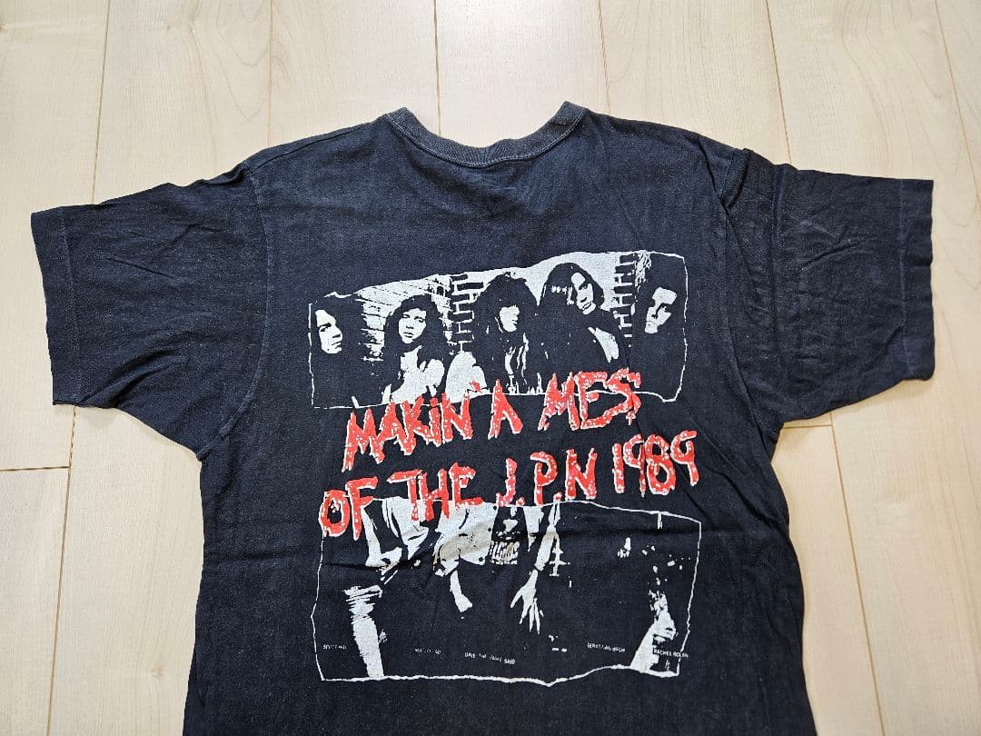 SKID ROWスキッドロウ 1989年日本公演Tシャツ　ヴィンテージ