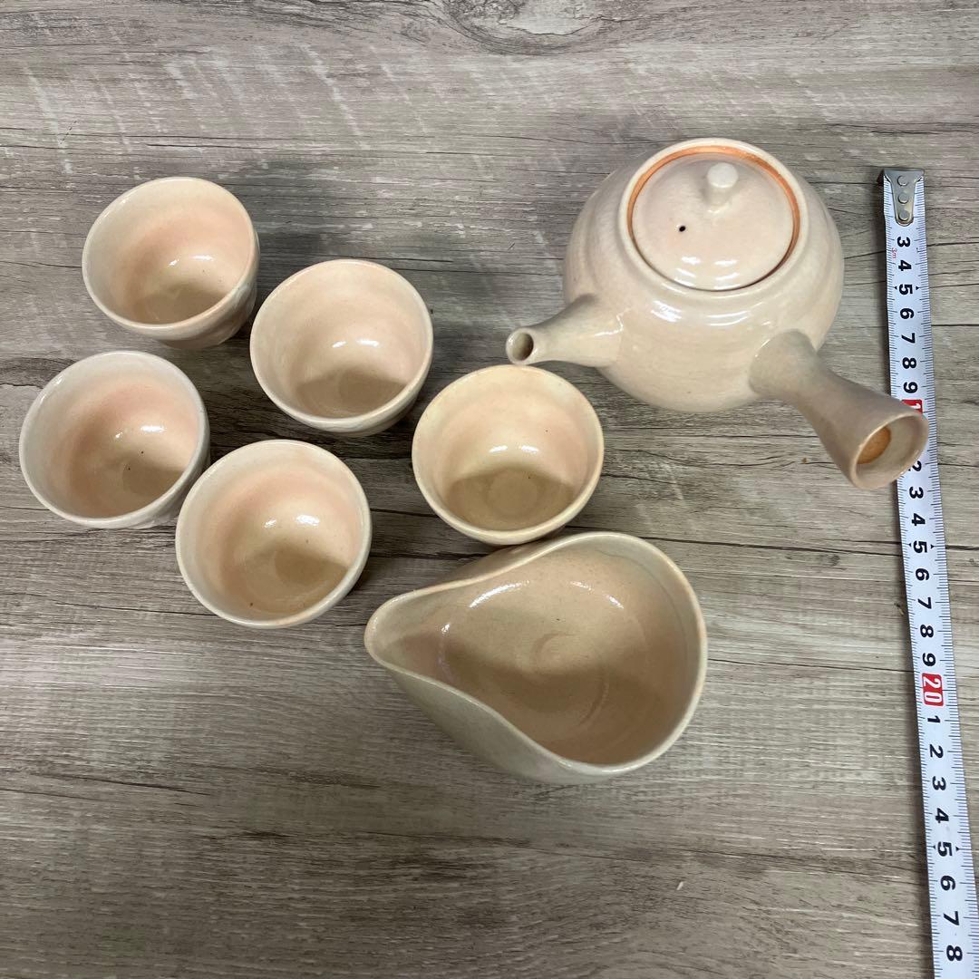 E-1 萩焼 茶器セット 湯呑み 急須 湯冷まし 煎茶道具 伝統工芸 陶器