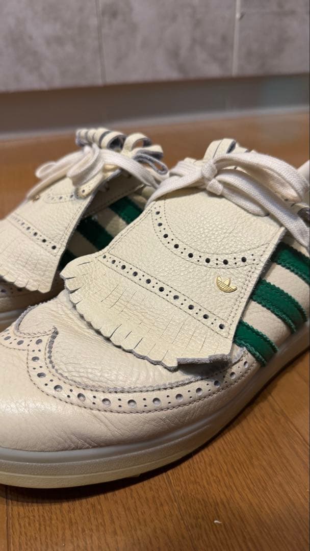 1回使用 adidas アディダス ゴルフシューズ コースカップ 28.5cm