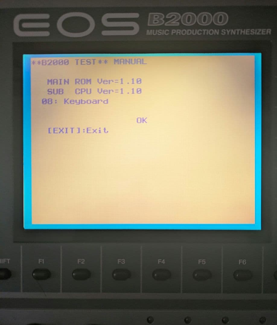 ヤマハ シンセサイザー EOS B2000 テストモード基本動作確認 - メルカリ