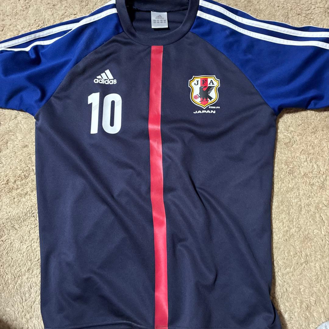 adidas 日本代表 シャツ L ネイビー 10 ジュニアサイズ - メルカリ