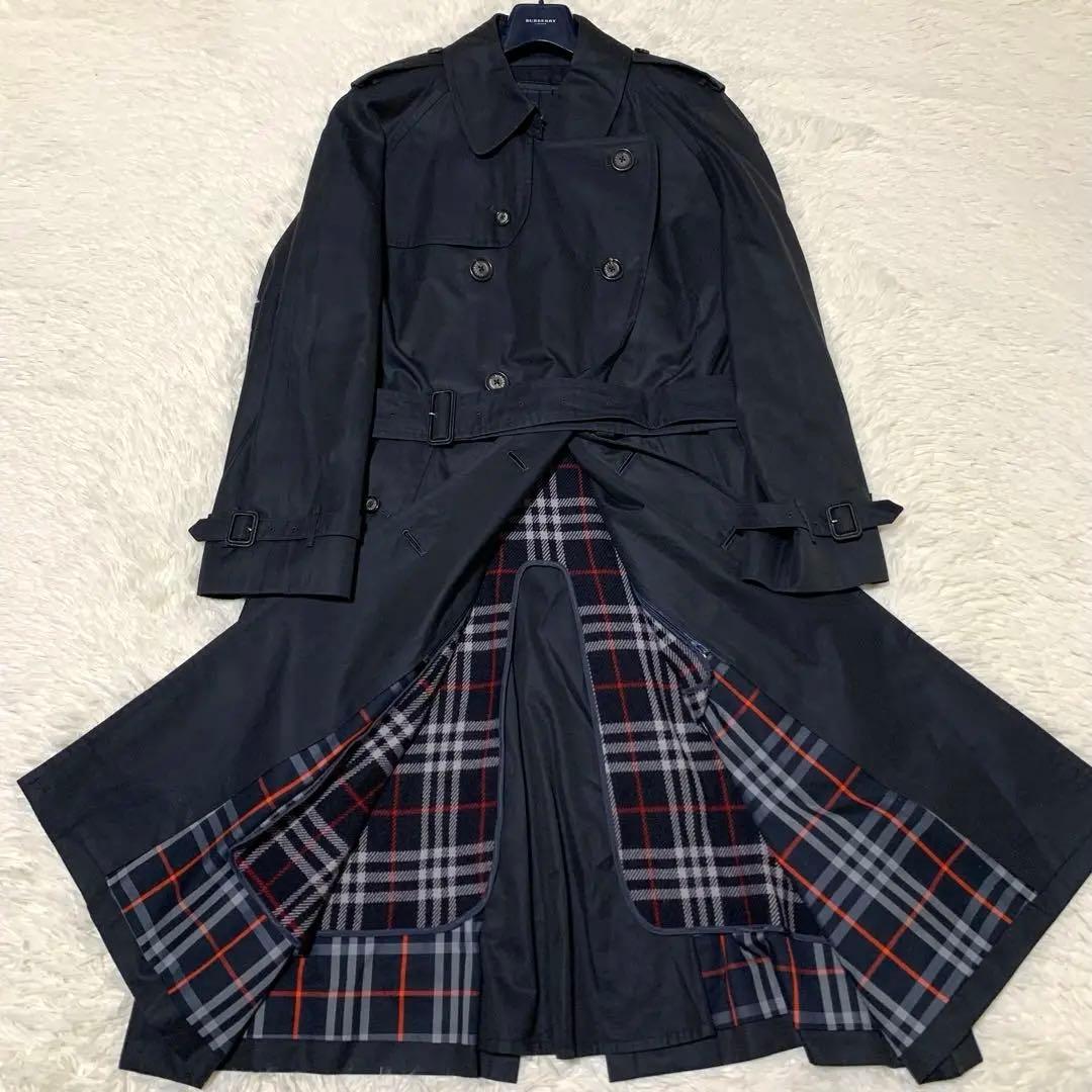 極美品 バーバリーロンドン 4XL 着丈120 トレンチ 極美品 バーバリー