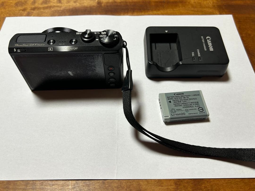 Canon G9 X デジタルカメラ 本体と充電器付き - メルカリ