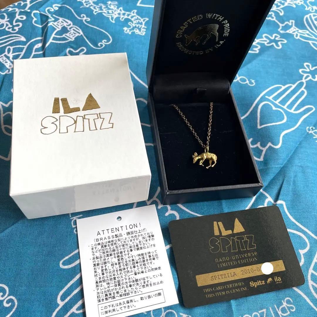 シリアルナンバー付★ バンビ　鹿 ネックレス バッジ　ILA SPITZスピッツ