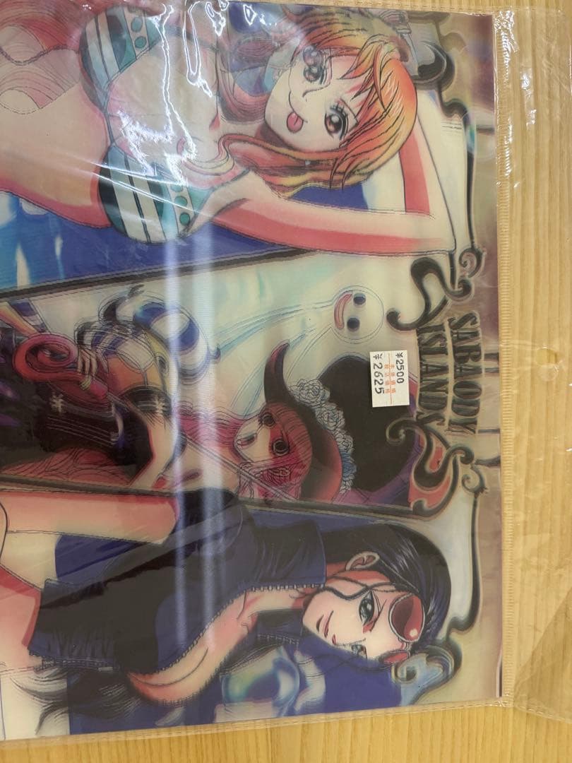 ONE PIECE 3Dポスター　ナミ　ハンコック　ロビン　ペローナ