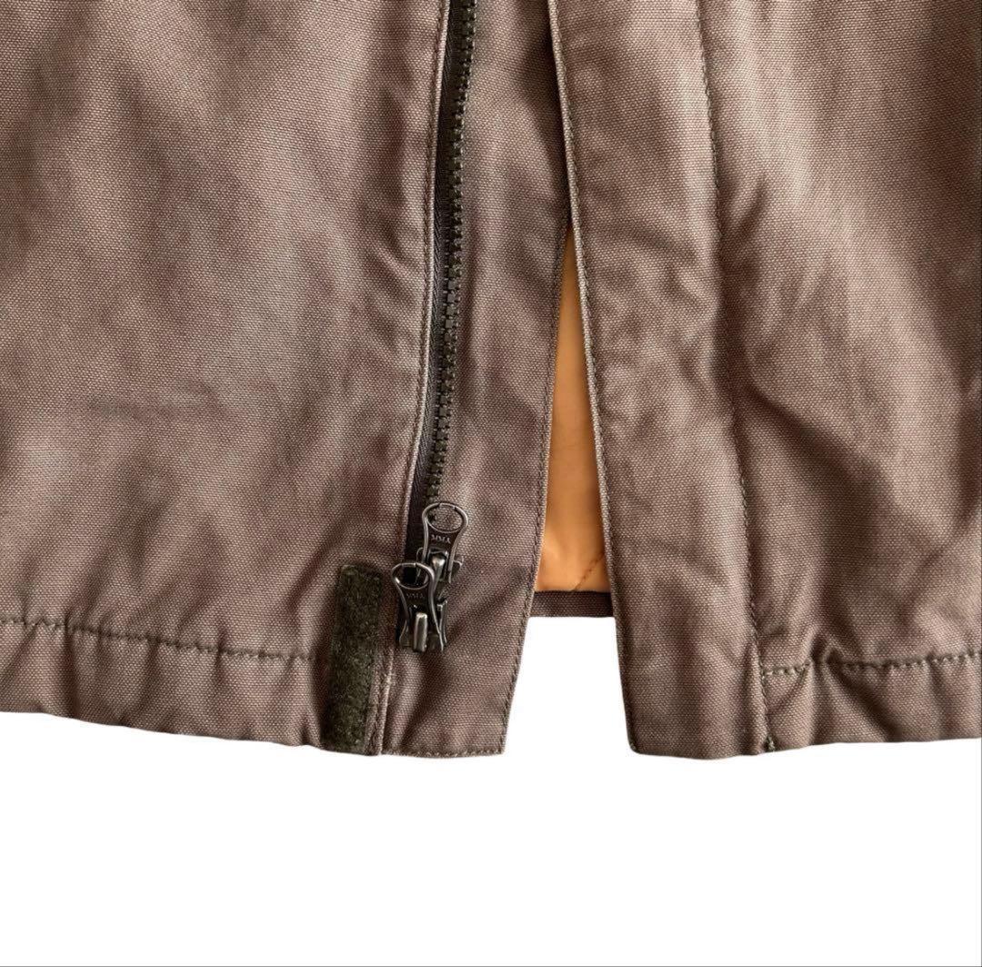 希少】90s ランズエンド 短丈 中綿 コットンダック ドリズラー