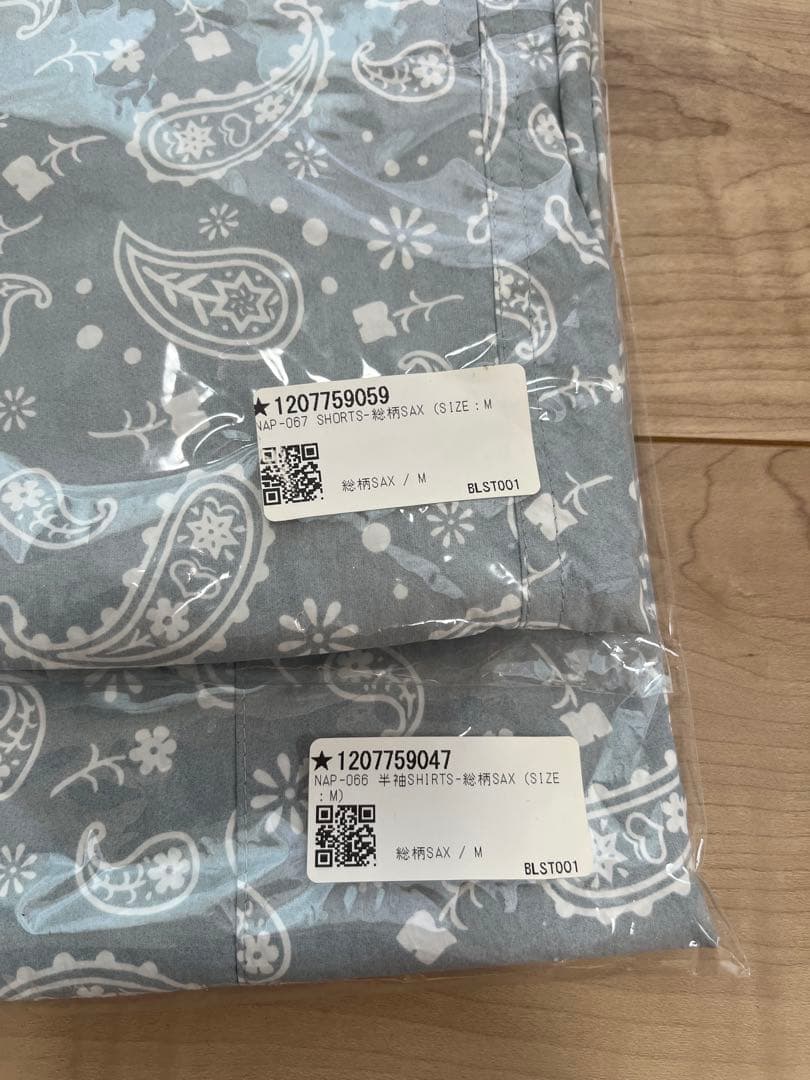 naptime. ナップタイム 総柄SAX 上下セット