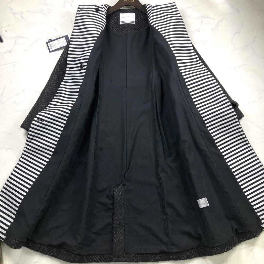 新品タグ付き】ボーダーズアットバルコニー ツイード トレンチコート