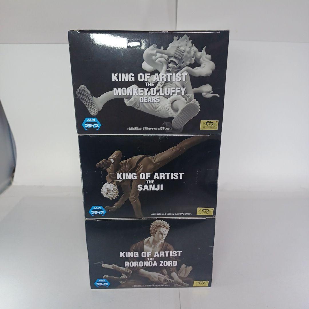 ワンピース　キングオブアーティスト　ルフィ　ニカ　ゾロ　サンジ　フィギュア