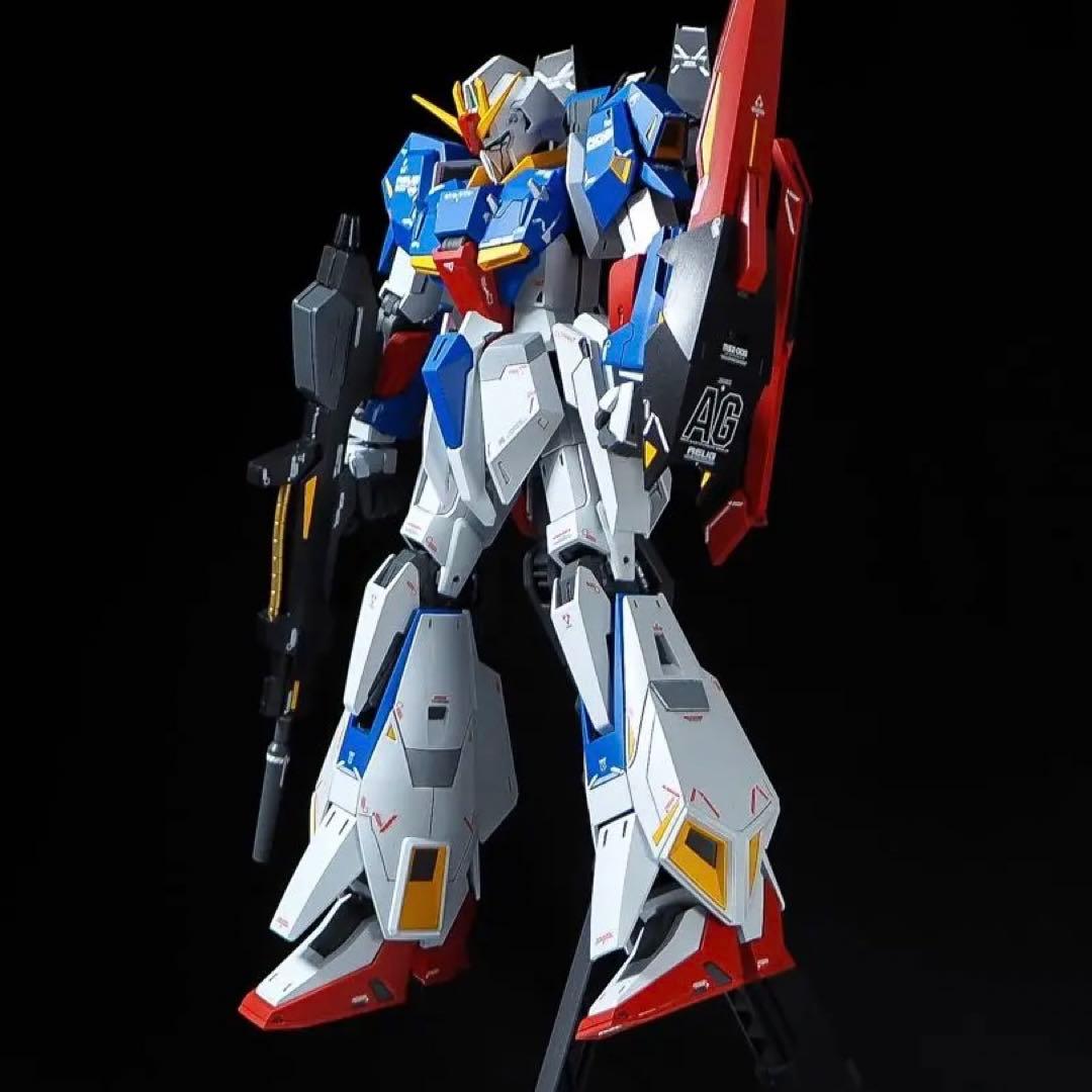mg zガンダム ゼータガンダム　ver.ka 完成品　改造　筋彫り　塗り分け
