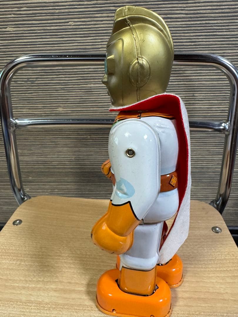 ビリケン商会　七色仮面　ブリキ玩具　ゼンマイ歩行 【希少ホビー】