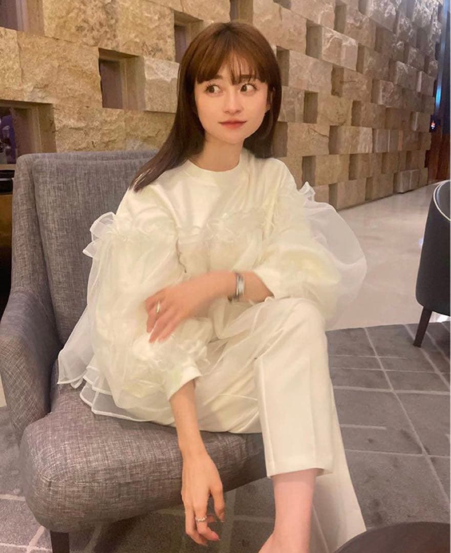 BIBIY ANNA PUFF TOP WHITE WHITE PUFF ANNA TOP BIBIY