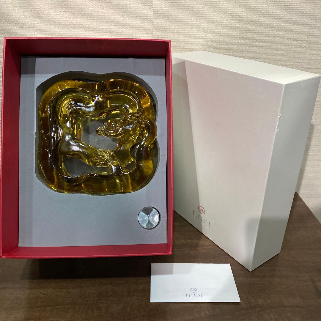 琉園工房 瑠璃工房 tittot 龍　大型 置物 クリスタル TITTOT 琉園|ガラス工芸|【ハードオフ公式通販】オフモール