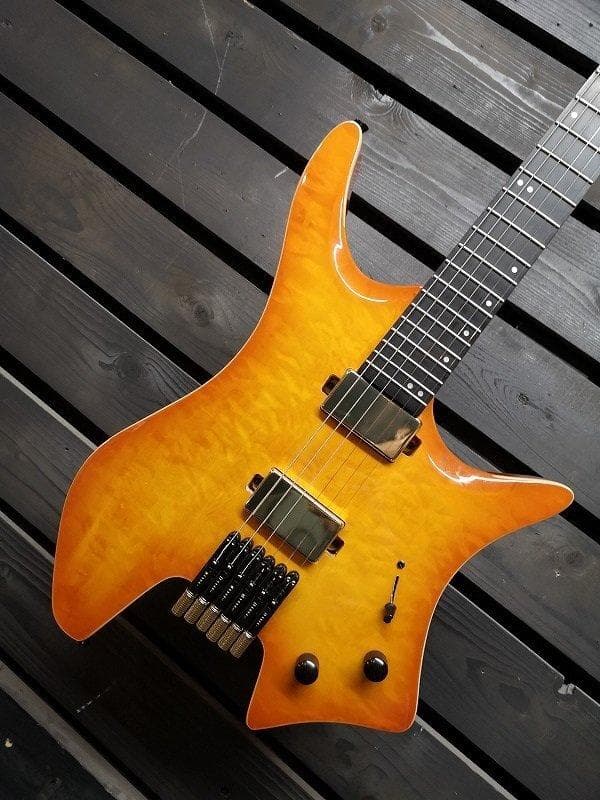 ◆大感謝祭!! 6st ヘッドレスギター アンバーイエロー G1G22527-2